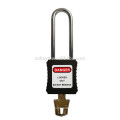 CE approval nylon body steel long shackle anti slipping electric padlock